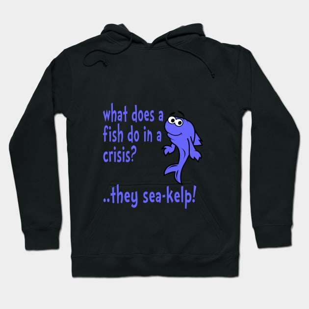 Fishy joke Hoodie by Spikeani